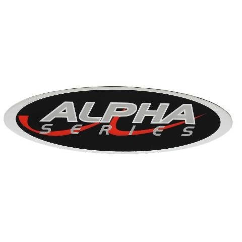 Raised Decal Legend Boat Alpha Series Black Silver by Legend