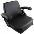 Sd830774 Black Vinyl Seat With Arms Fits Allis Chalmers 190xt