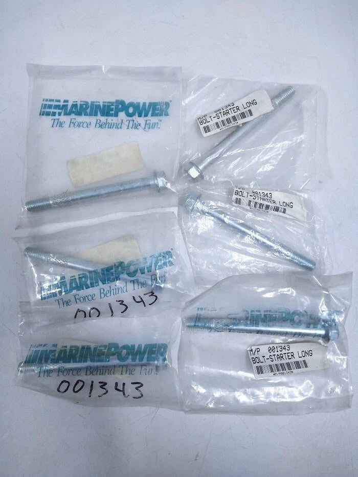 Marine Power 001343, Long Starter Bolt Pack Of 6