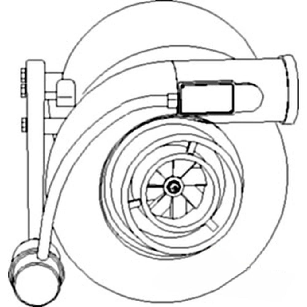 Wn-j800426-pex Turbo Charger Fits International/<wbr/>caseih Mx240