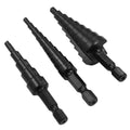 Step Drill Bit 3 Sided Shanks