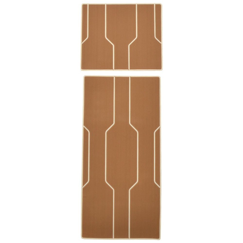 Boat Woven Checkered Pattern Fabric | Beige Black 57 Inch