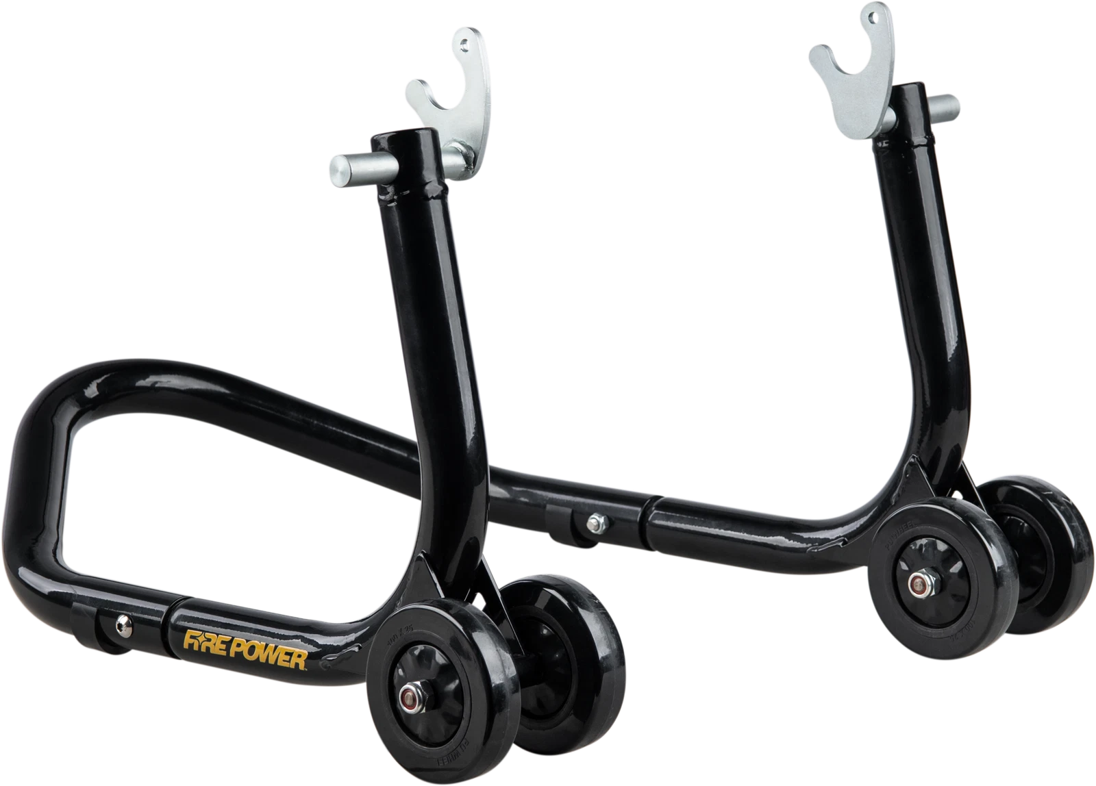 Fire Power Front/rear Paddock Stand Black For Street Bikes 9.5-14"
