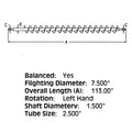 Front Tank Cross Auger Fits John Deere 7720 7721 Ah98212