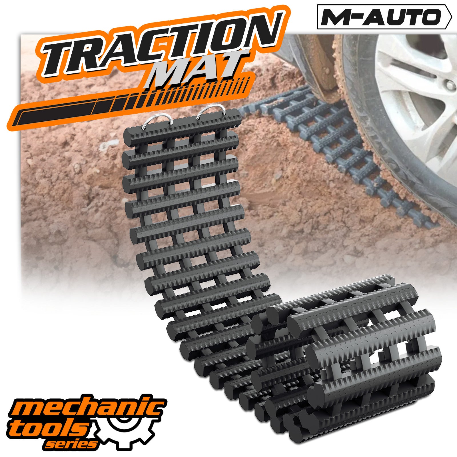 Portable Vehicle Traction Mat Auto Turck Snow Mud Sand