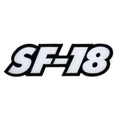 Ranger Boat Decal SF-18 Black White Vinyl by Ranger
