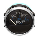 Faria Boat Temperature Gauge GP4051A Chesapeake Black SS 2 Inch by Faria