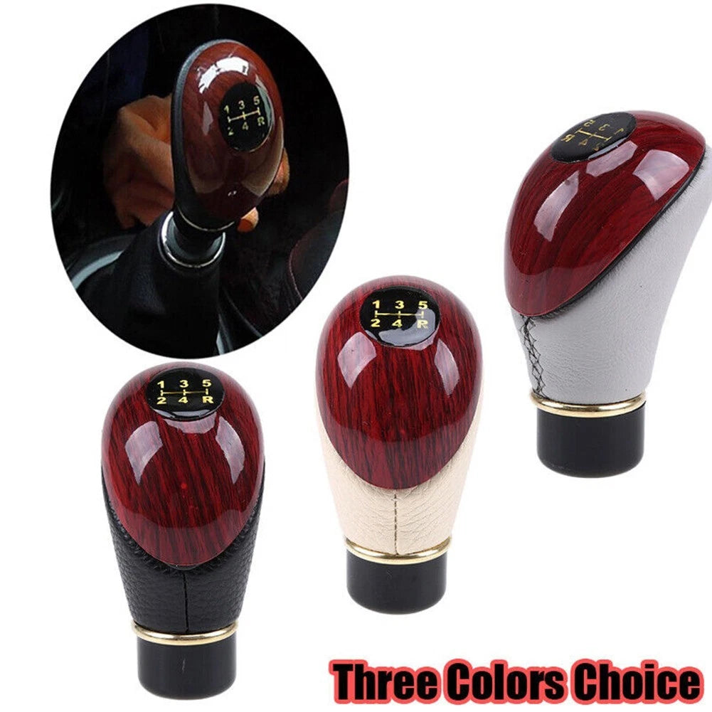 Ergonomic Leather Gear For Shift Knob With 5 Speed | Hook & Hull Co