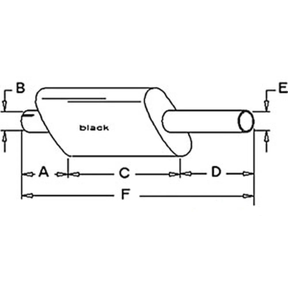 R1566 Muffler Fits Allis-chalmers