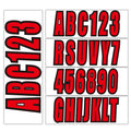 New ListingDecals Set of 4 Watercraft Registration Numbers 3" lettering Vinyl Bo