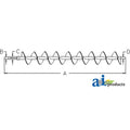 Auger Ah147472 Fits John Deere S670 Hillmaster S670 Sts S690 S690