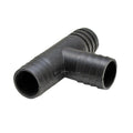 Lund Boat Tee Fitting Connector 1 1/8 Inch Black Plastic by Lund