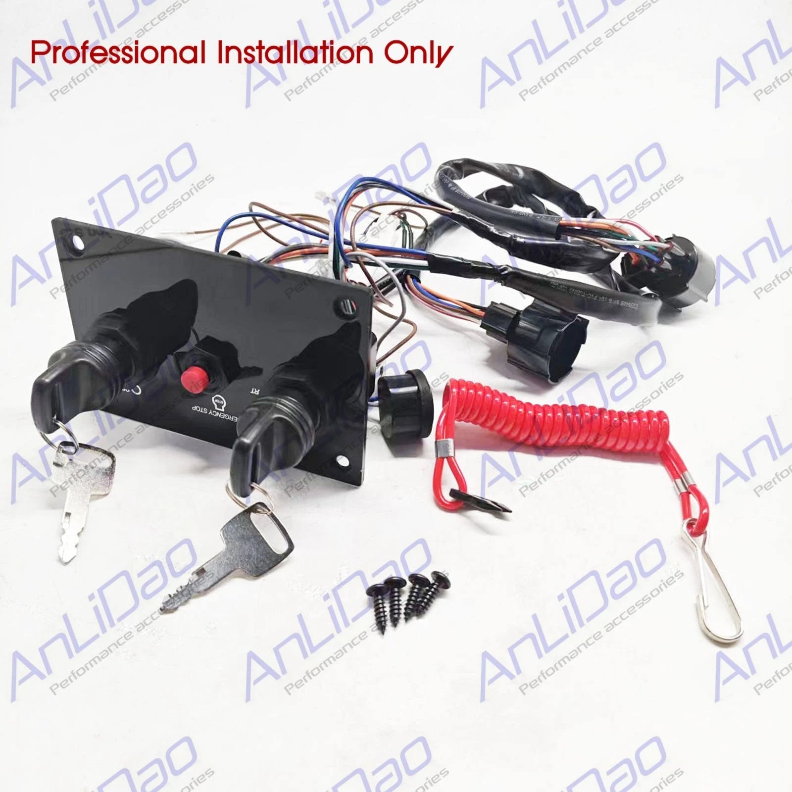 Replaces Fit Suzuki Outboard Dualignition Key Switch Panel Assembly