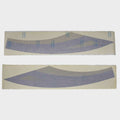 Premier Boat Graphic Hull Decal Blue / Silver Set of 2 by Premier