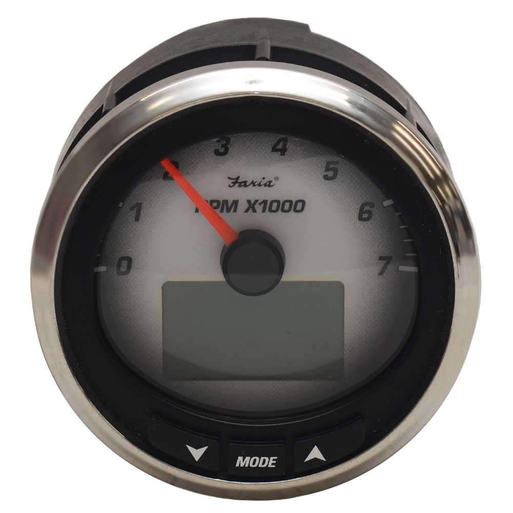 Faria Boat Water Tank Level Gauge GP7228C | 2 Inch Yacht Marine by Faria