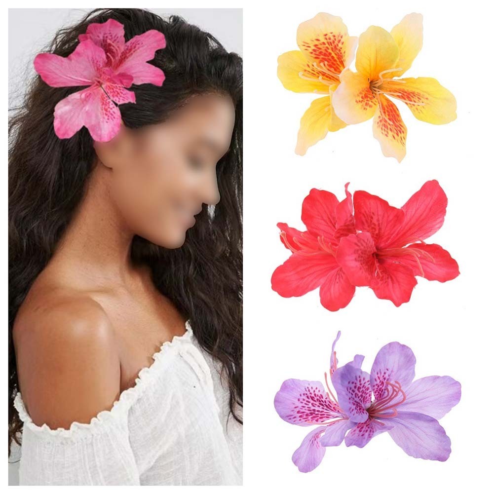 Rhododendron Hair Clip for Daily Wear