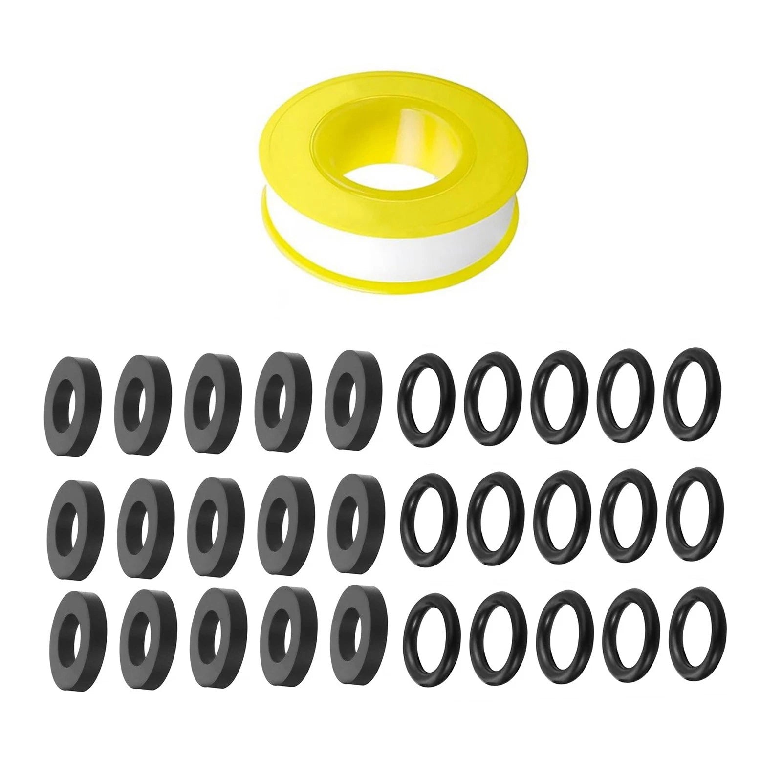 Propane Tank Seal Assortment O-rings Gaskets Ptfe Tape Roll White