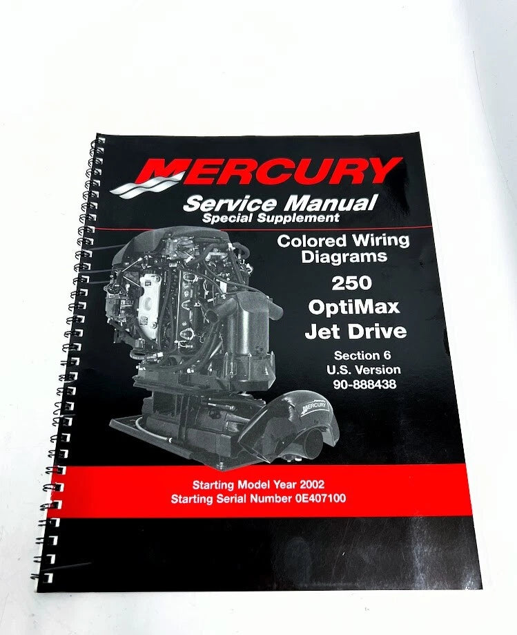 Mercury 90-888438, Service Manual Special Supplement, 250 Optimax Jet