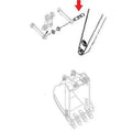 3088579 Pin, Link To Dipper Fits John Deere 160lc 180glc 200clc