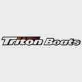 Boat Graphic Decal Red White Vinyl by Triton