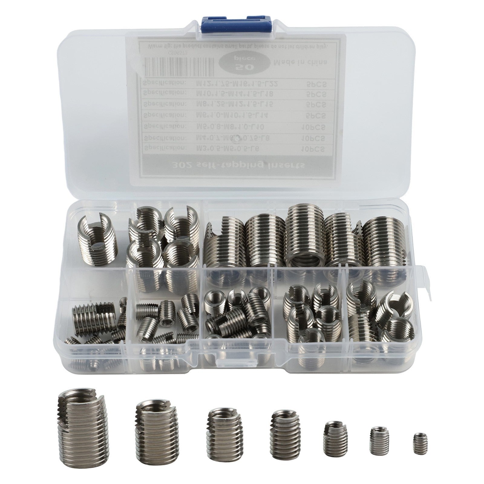 Self Tapping Inserts For Thread Repair 50pc For M3 M5 M6 M8 M10 For