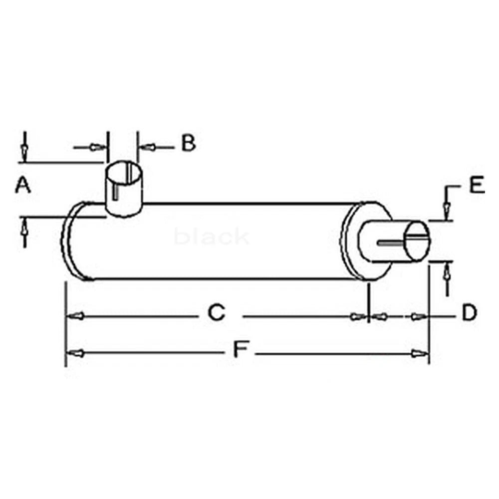 Muffler Fits Veratile Models - 400 4400 36460, Replaces 36460