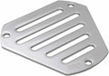 Burly Brand Hex Faceplate Slotted Chrome For Harley Air Cleaners