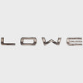 Boat Brand Decal Sticker Silver by Lowe
