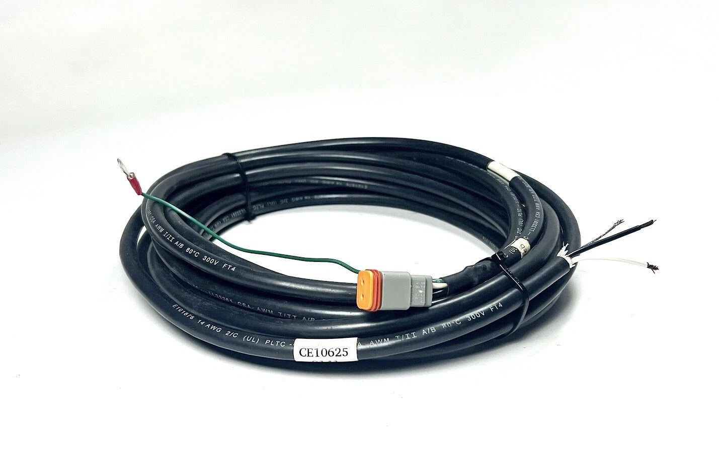 Teleflex Ce10625, From Ecu To Hydraulic Steering Pump Cable, 25 Ft,