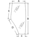 Wn-r198625-pex Glass, Door, Rh Fits John Deere 210lj 4630 5083e 5093e