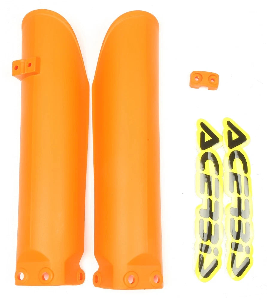 Acerbis Fork Guard Orange For Ktm 85 Sx 2003-2012 Offroad Body Parts