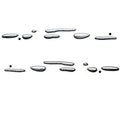 MasterCraft Boat Raised Decals X-Star Water Drop by MasterCraft