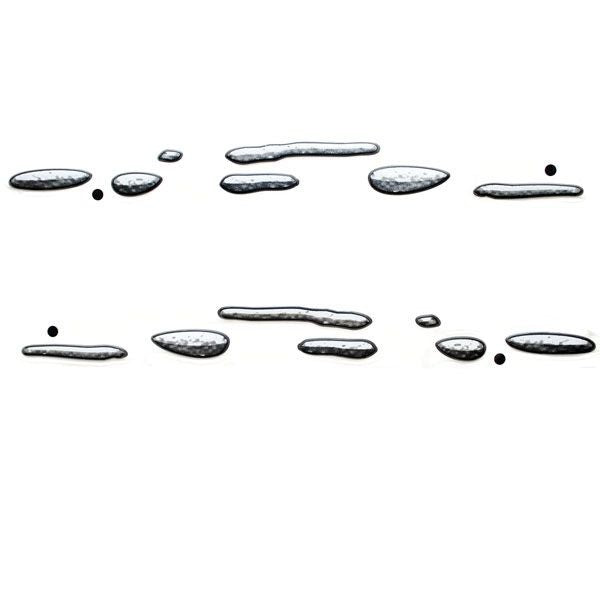 MasterCraft Boat Raised Decals X-Star Water Drop by MasterCraft