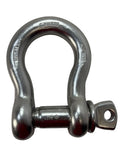 Boat Anchor Shackle, 1" T316 Stainless Steel Wll 5t | Hook & Hull Co