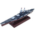 25cm 1/1000 Scale French Battleship Richelieu Model Finished Alloy