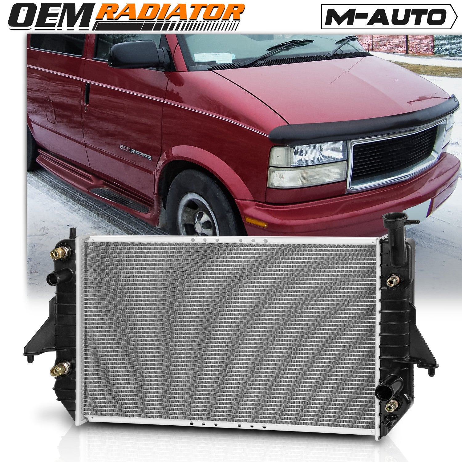 1786 Aluminum Radiator for Astro/Safari
