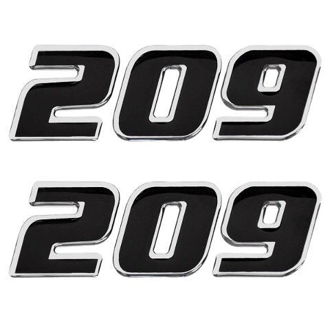 Decal Sea Fox 209 CC Black Silver Set by Sea Fox