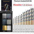 HSS Drill Bit Set Titanium Coated