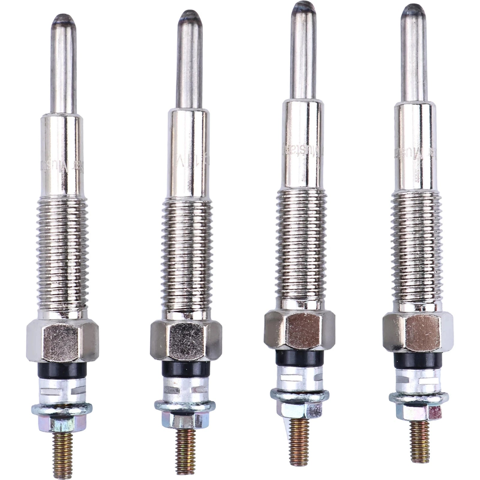 4x Glow Plug 4900224 For Nissan G10 N16 1.5 Cummins Engine A1400