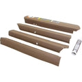 Amss4151 Qwik Fit Corner Post Kit, Brown Vinyl