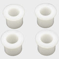 Bushings Boat 1/2 Inch White Plastic Set of 4