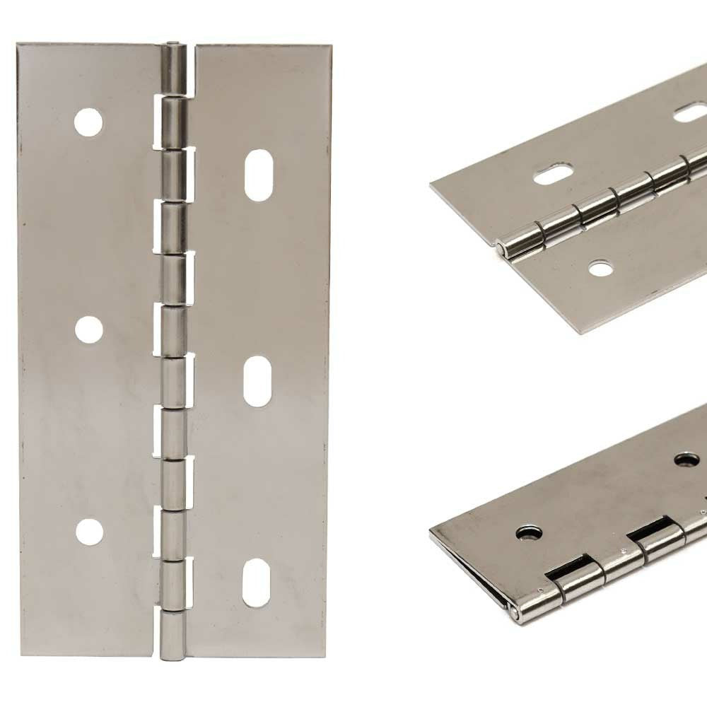 Supra Boat Piano Hinge 6 x 3 Inch Polished by Supra