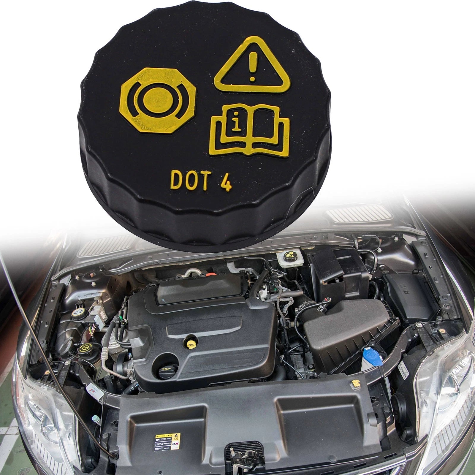 Brake Fluid Reservoir Cap For C-max Mk1 03-10 (C214) For Focus Mk2