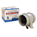 Shiyuan Boat In-Line Blower 4 Inch 12 Volt 4.3 Amp Gray by Shiyuan