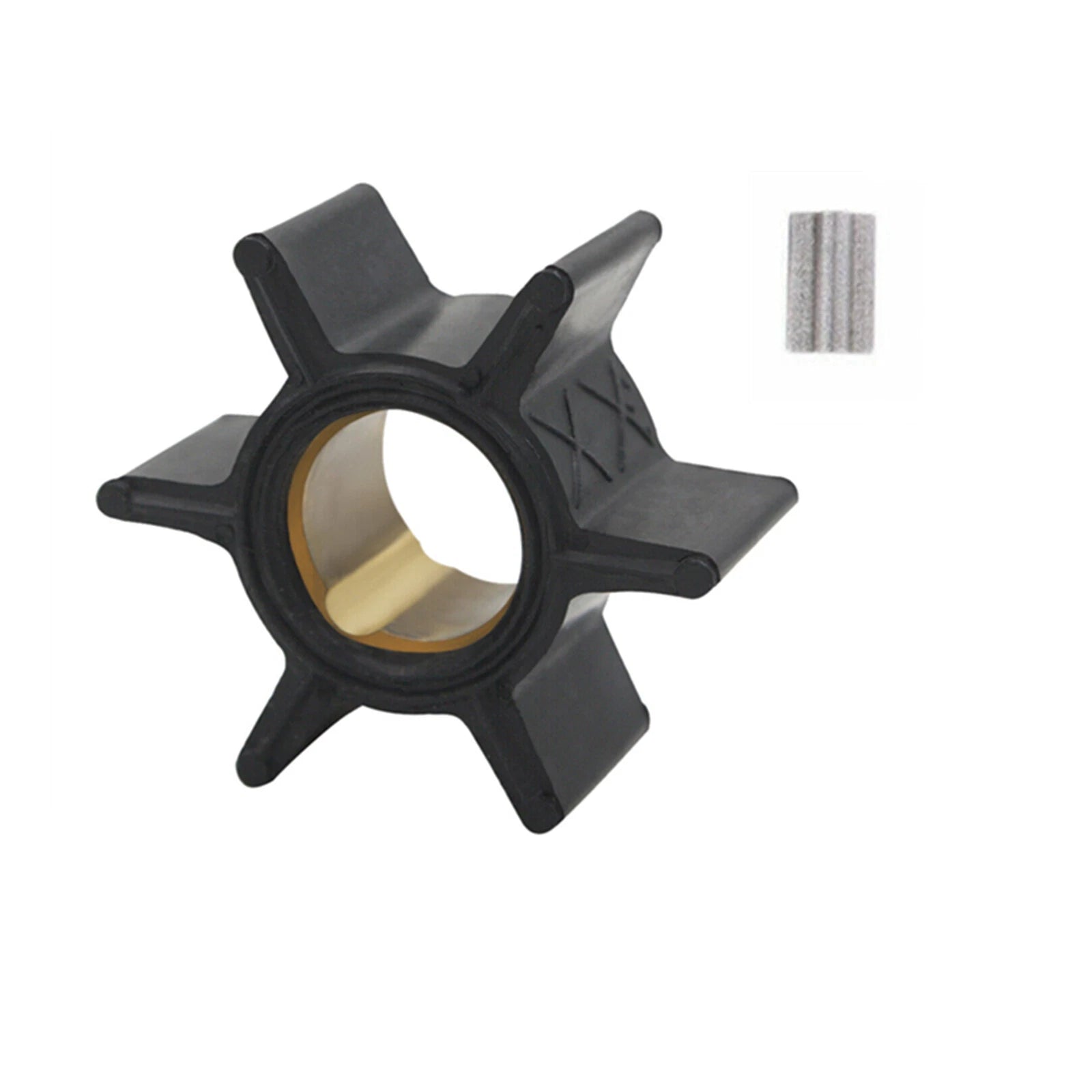 Water Pump Impeller & Key – Mercury Outboard 4-9.8HP