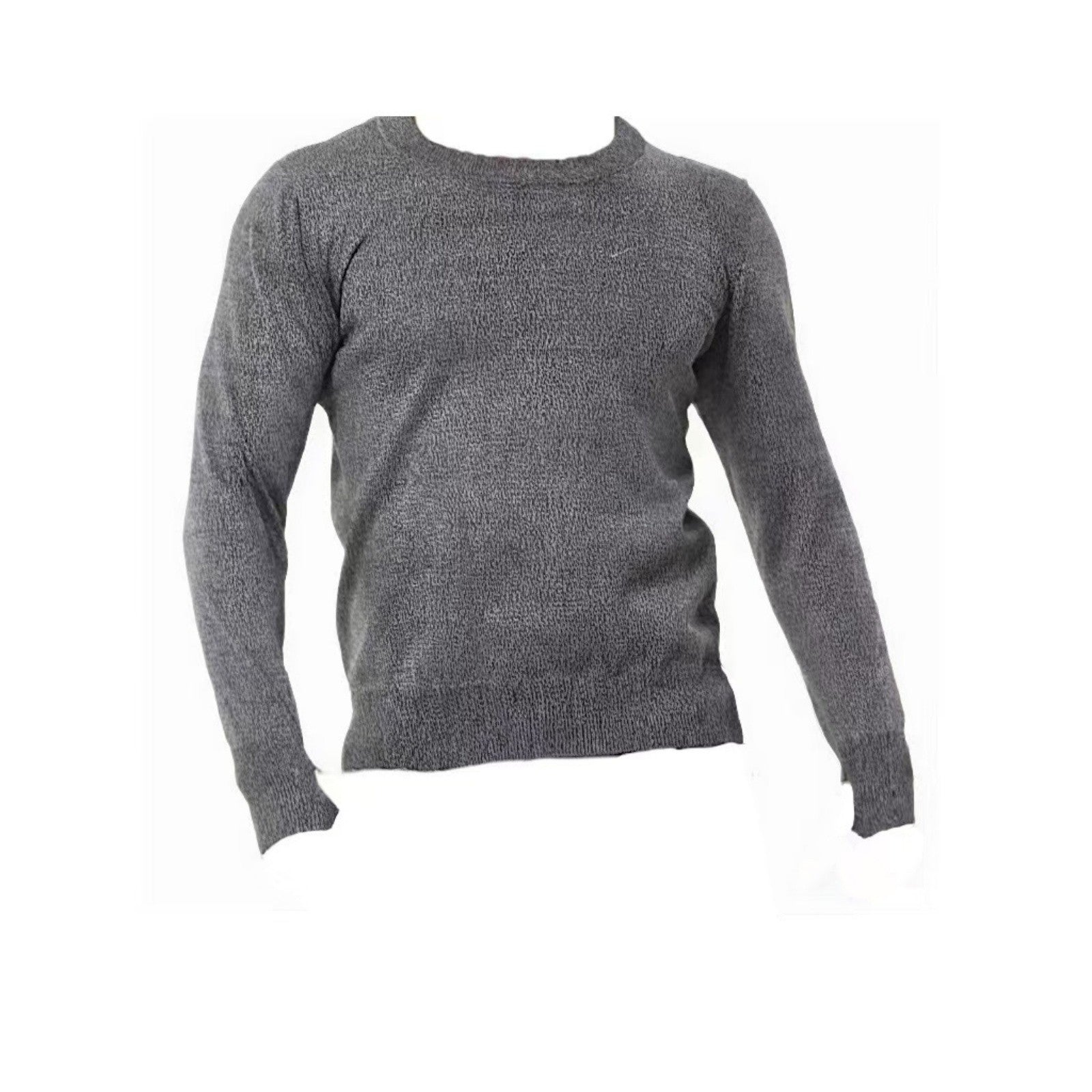 Cut Resistant Knit T-Shirt Long Sleeve Crew Neck With Hand Protection