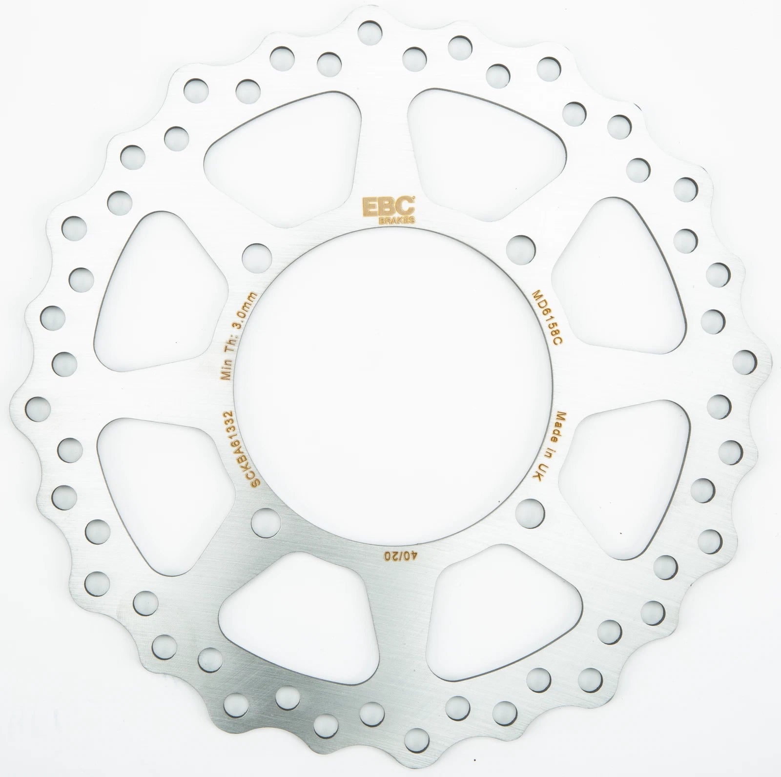 Ebc Contour Rotor Front For Yamaha Tt-r125 2000-2003 Offroad Brakes
