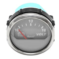 Volt Meter Gauge Faria Professional Gray 2 Inch by Faria