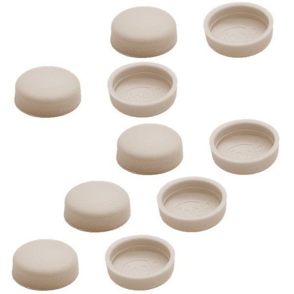 Lund Boat Snap Caps 1990567 5/8 Inch Beige Plastic Set of 10 by Lund
