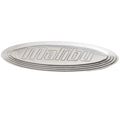 Malibu Boat Logo Emblem Plate Stainless 5 x 1 3/8 Inch by Malibu